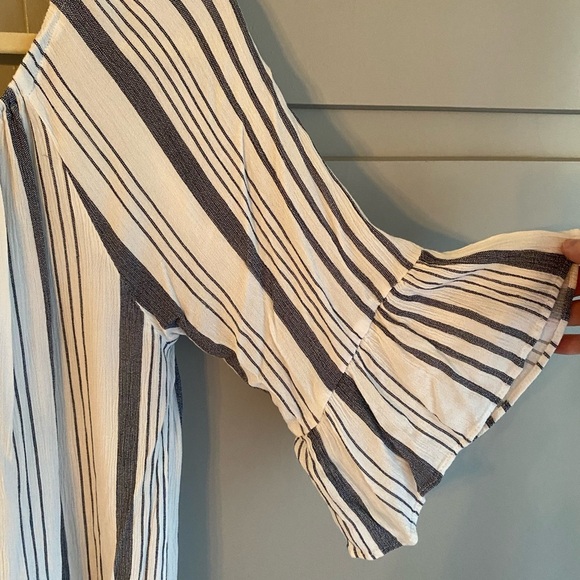 FRAZZLE woman's dress, or coverup, XXL gray and white - Picture 3 of 8